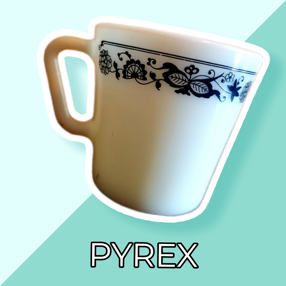 Pyrex Old Town Blue Drinking Mug Vintage Replacement